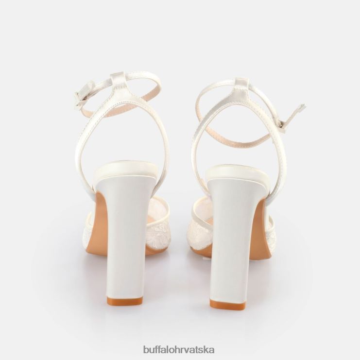 bijela Buffalo judy vamp sandale na petu |sandale TDD6T523